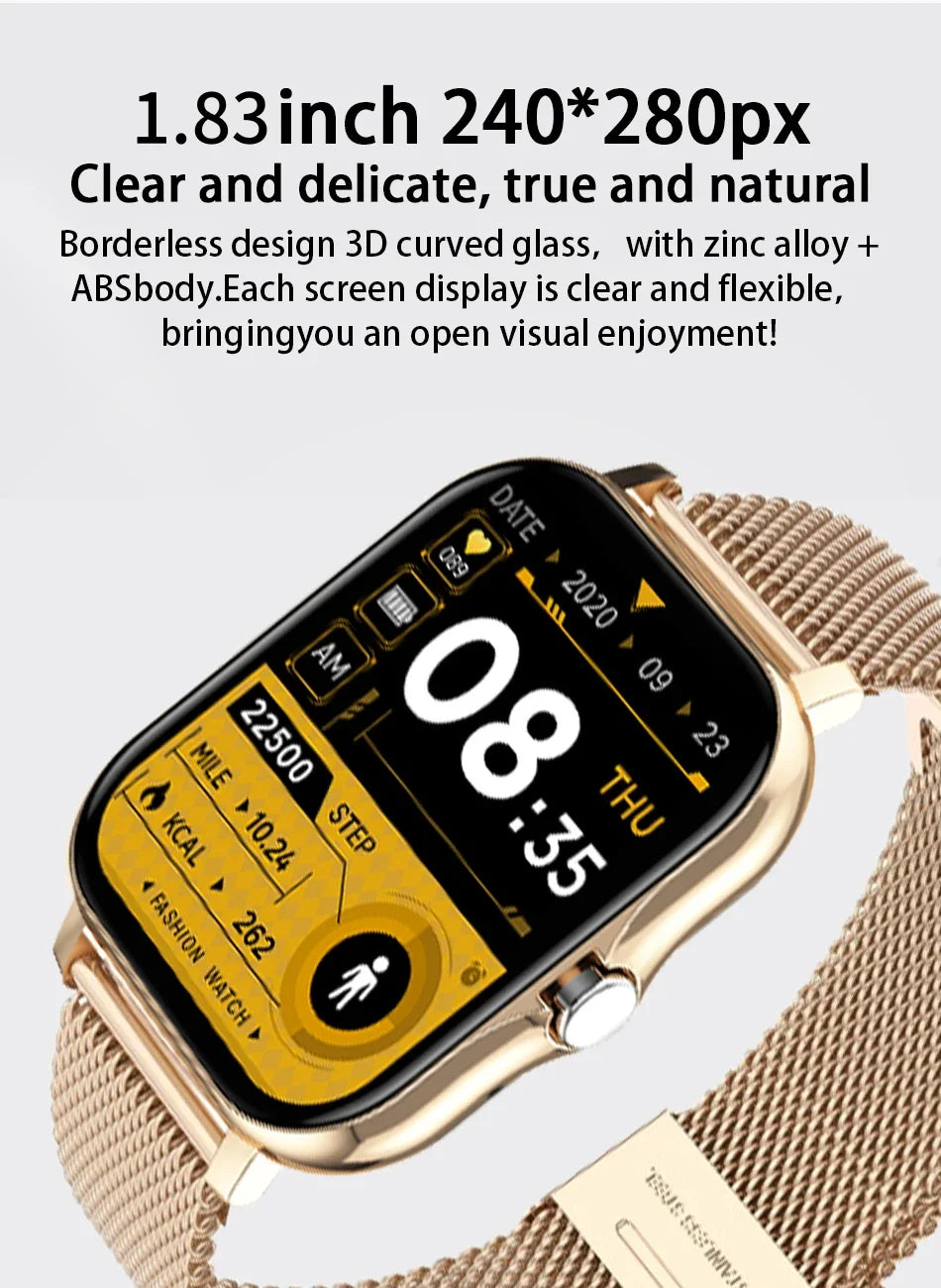 Montre connectée - écran et interface